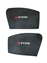 Honda Civic Side Windows Sun Shades with Logo 4pcs – Model 2022 - ShedAutos.PK